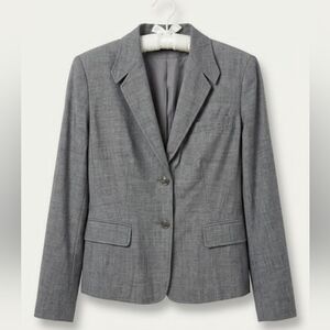 Jones New York Classic Grey Two-Buttom Tailored Size 6